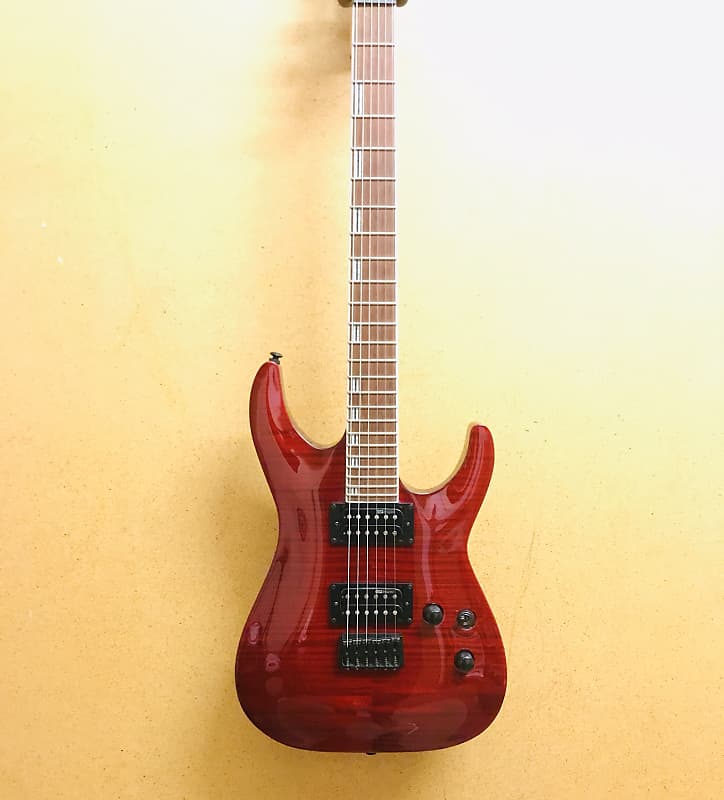ESP LTD H-200 See Thru Red | Reverb
