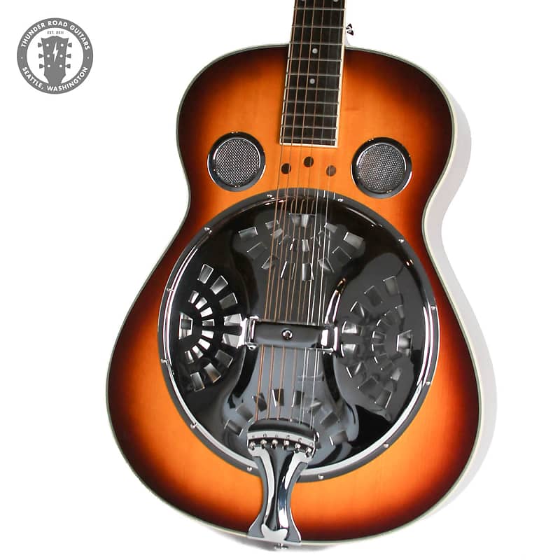 Austin AU680 Resonator Sunburst Reverb
