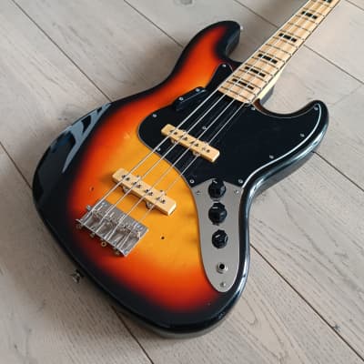 Fernandes Burny Jazz Bass early 70s - Sunburst diMarzio 70s