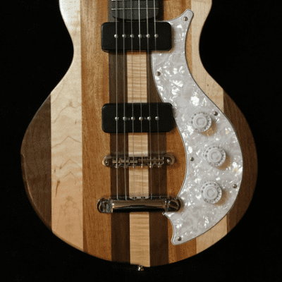 NEW! Wrong Way Customs SCG Rainbow with Flamed Maple, Mahogany, and Walnut Top! image 1