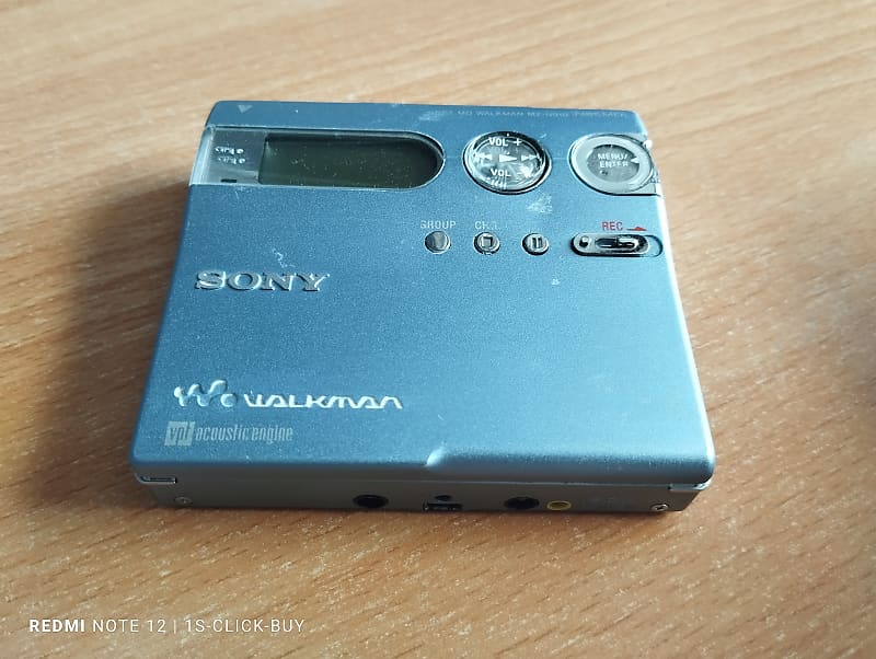 Sony Walkman Net MD Portable mini disc Player MZ N910 pale Reverb