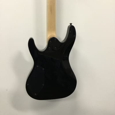 Kramer Striker Figured HSS Stoptail Transparent Black image 4