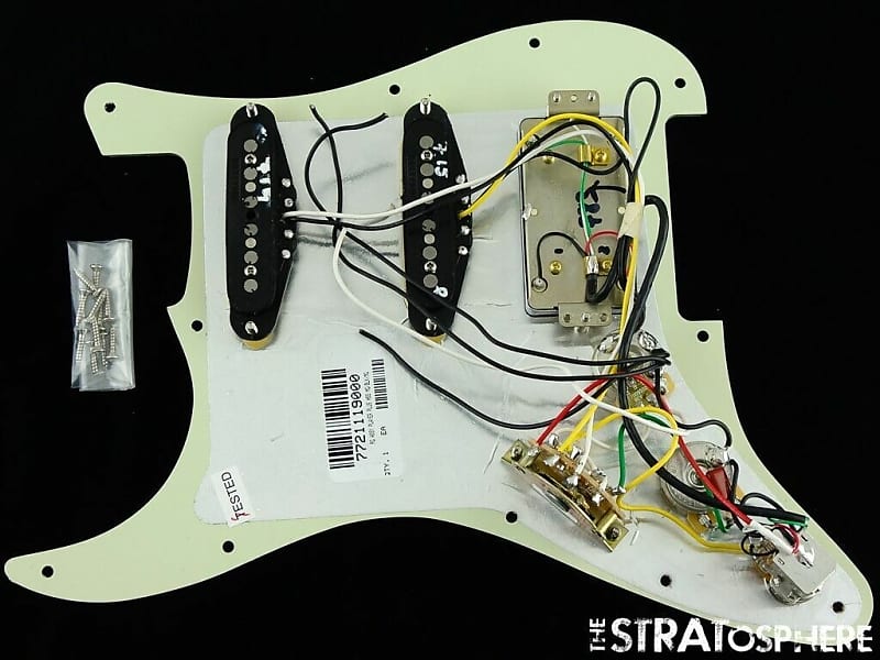 Loaded Pickguard Fender Strat Player Plus Hot Noiseless Push Pull