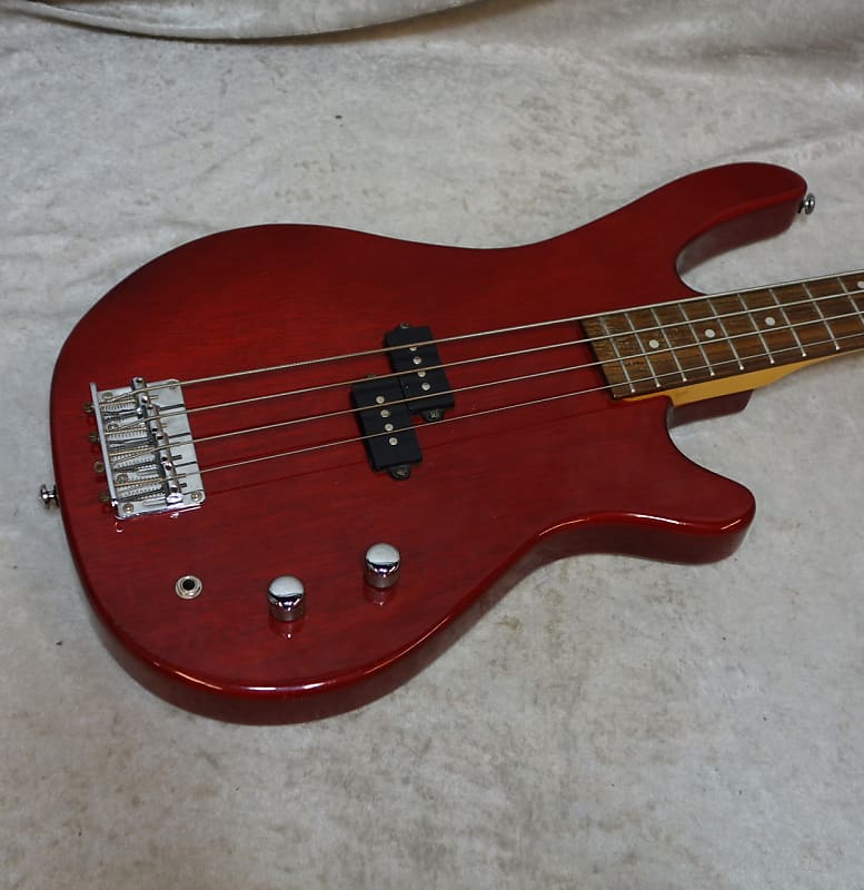 Samick FB15 bass guitar in red finish Reverb
