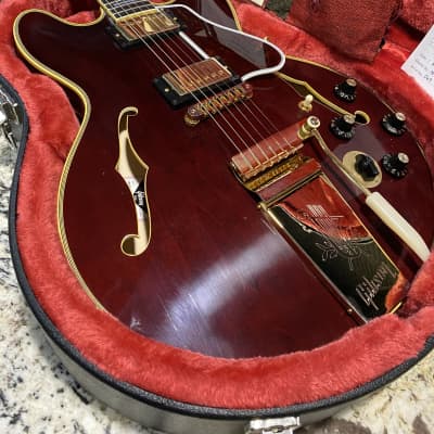 Video! 2021 Gibson Custom Shop Chuck Berry 70's ES-355 Aged - Wine Red image 3