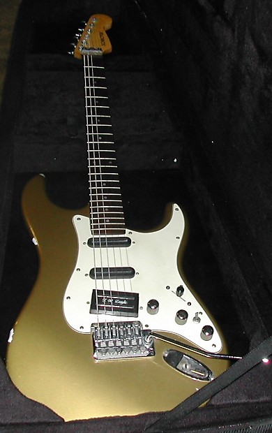 Schecter Vintage 1980s Schecter USA Scorcher Guitar!TW Doyle Pickups!Gold/Rosewood!RARE! image 1