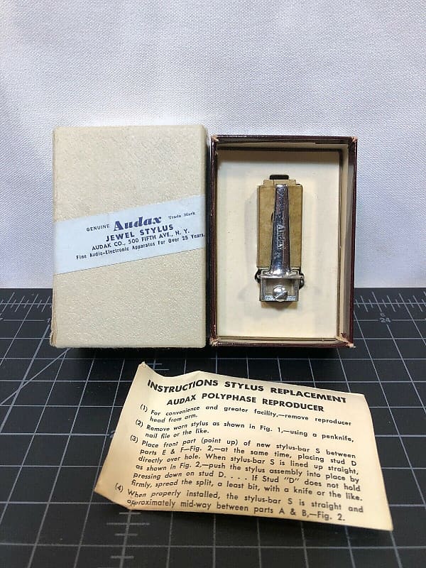 Vintage Brand New NOS Audax Jewel Cartridge L-6 Rare image 1