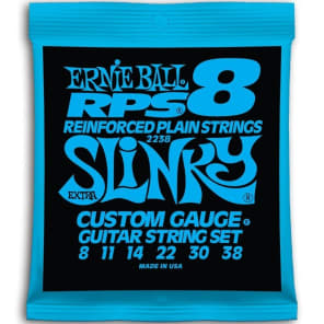 Ernie Ball 2238 RPS-8 Slinky Nickel Electric Guitar Strings (8-38)