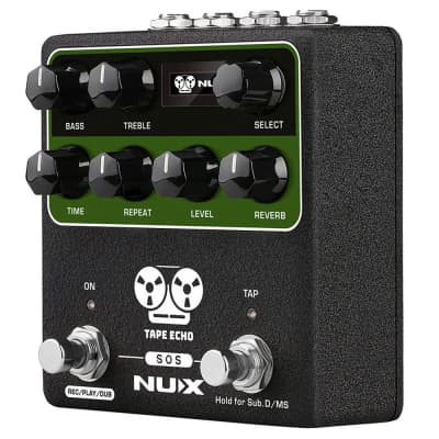 NuX Effects NDD-7 Tape Echo Tap-Tempo Guitar Effects Pedal w/ MIDI In-Out image 2