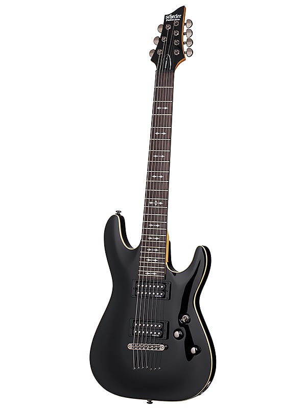 Schecter Omen-7 - Guitare électrique 7 cordes - Black image 1
