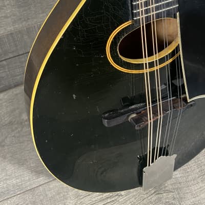 Gibson A-2 Mandolin Snakehead with Truss Rod 1923- Black image 4