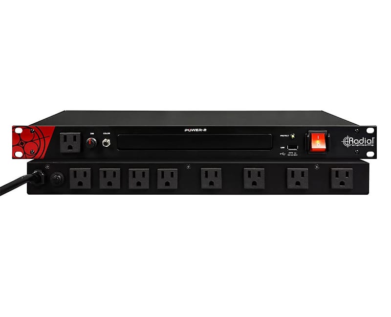 Radial Power-2 19" Rack Mount Power Conditioner & Surge Supressor w/LED Lighting image 1