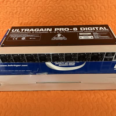 べリンガ―ULTRAGAIN PRO-8 DIGITAL ADA8000 Behringer UltraGain Pro-8 Digital ADA8000 Reviews | Sweetwater