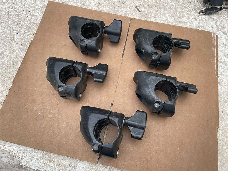 5 Roland mdh10u tom clamps cymbal rack mounts Reverb