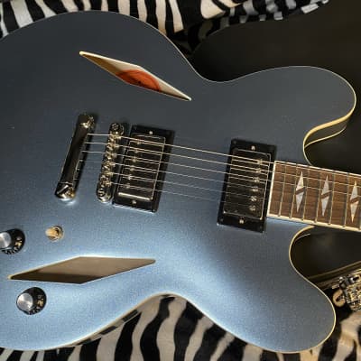NEW ! Epiphone Dave Grohl DG-335 Semi-hollowbody Electric Guitar - Pelham Blue - In-Stock! - Authorized Dealer image 5