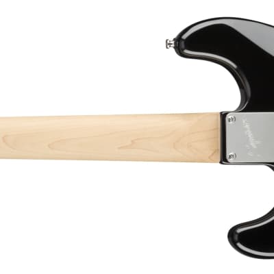 Squier #0370121506 - Black Mini Stratocaster V2 with Laurelwood Fretboard image 2