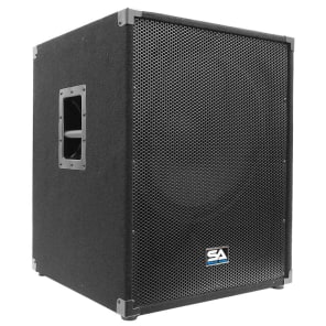 Seismic Audio SAP-18SFF Passive 1x18" 500w Front-Firing Subwoofer Speaker Cab