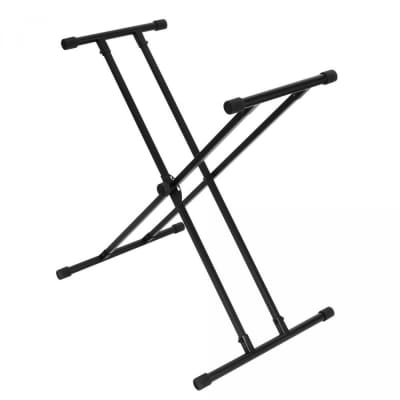 On-Stage KS8191XX Double-X Bullet Nose Keyboard Stand w/ Lok-Tight Construction image 1
