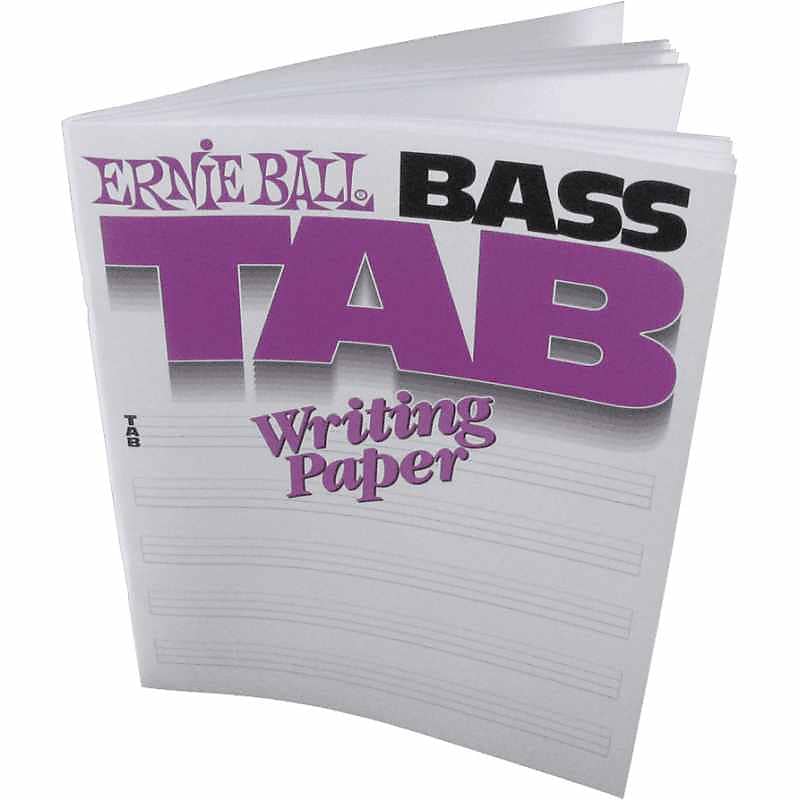 Ernie Ball 7022 Papier tablature basse vierge image 1