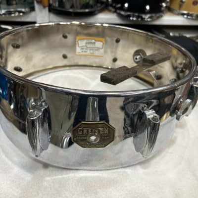 Gretsch Stop Sign Badge (5153T-D-12194) 80's - chrome image 5