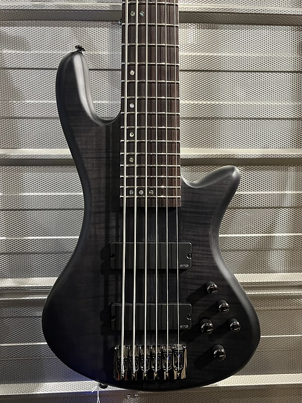 Schecter Stiletto Studio-6 Active 6-String Bass 2010s - See Thru