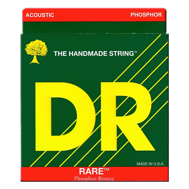 DR Strings Rare Acoustic Guitar Strings, 12-56, RPM-12, Medium image 1