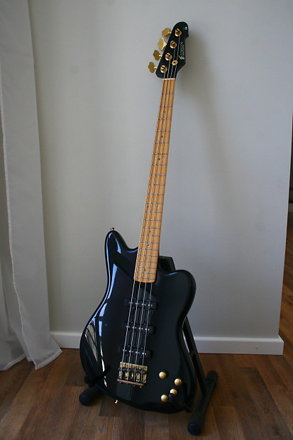 日本全国送料無料商品 | 特集  Edwards by Reverb | Gold & Black Bass Jaguar HEJ-95 ESP エレキベース
