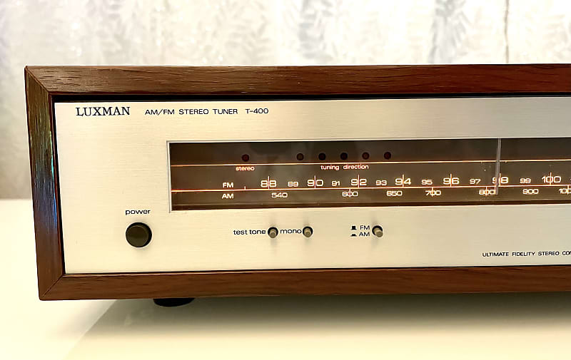 Rare Vintage Luxman T-400 AM/FM Stereo Tuner - excellent