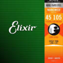 Elixir 14202 Light Long Scale 5-String Electric Bass Strings with NANOWEB Coating