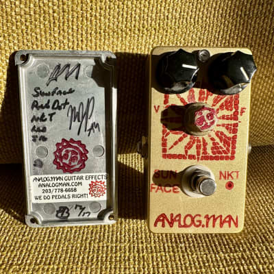 ギター ANALOG.MAN Sunface BART RCA Hybrid Analogman Sun Face 2022 BART + RCA Hybrid Germanium | Reverb