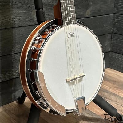 Danville BJ-06 24 Bracket 6-String Resonator Banjo Banjitar Guitar image 2
