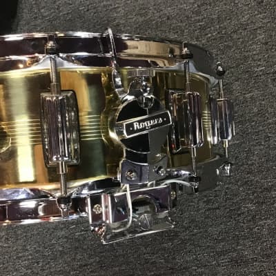 Rogers Dyna-Sonic B7 Brass 5x14 Snare Drum