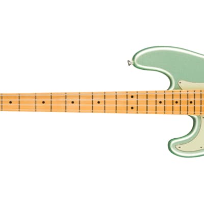 Fender American Professional II Precision Bass Left-Handed with Maple Fretboard - Mystic Surf Green image 2