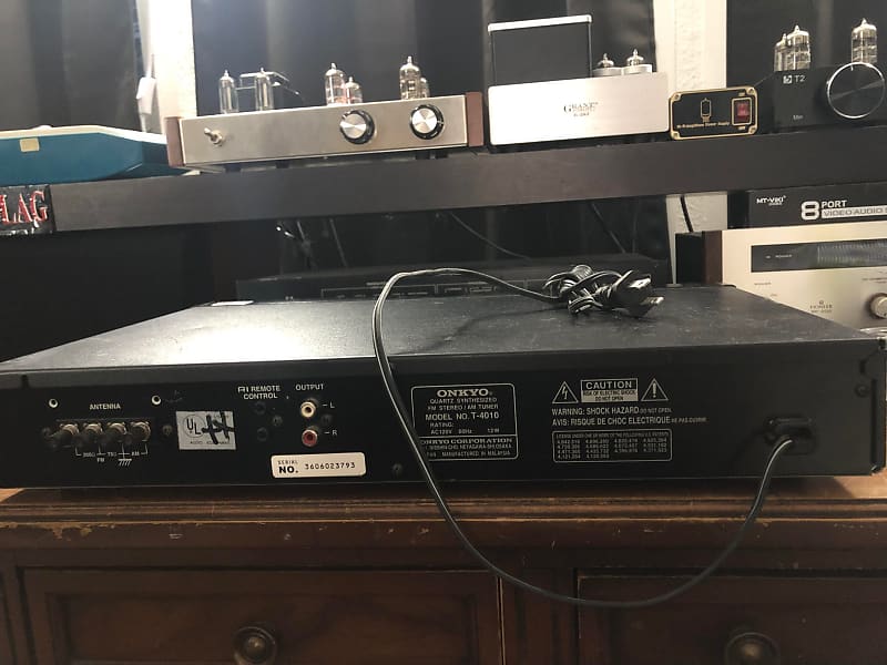 Onkyo T-4010 AM/FM Stereo Tuner Tested top and Works Great