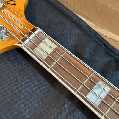 Fender Vintera 70's Jazz Bass MIM 4 String Electric Bass Guitar Sunburst image 8