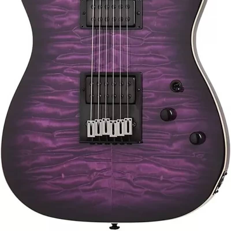 Photos - Cymbal Schecter PTPROEBONYTPB Trans Purple Burst Trans Purple Burst new 