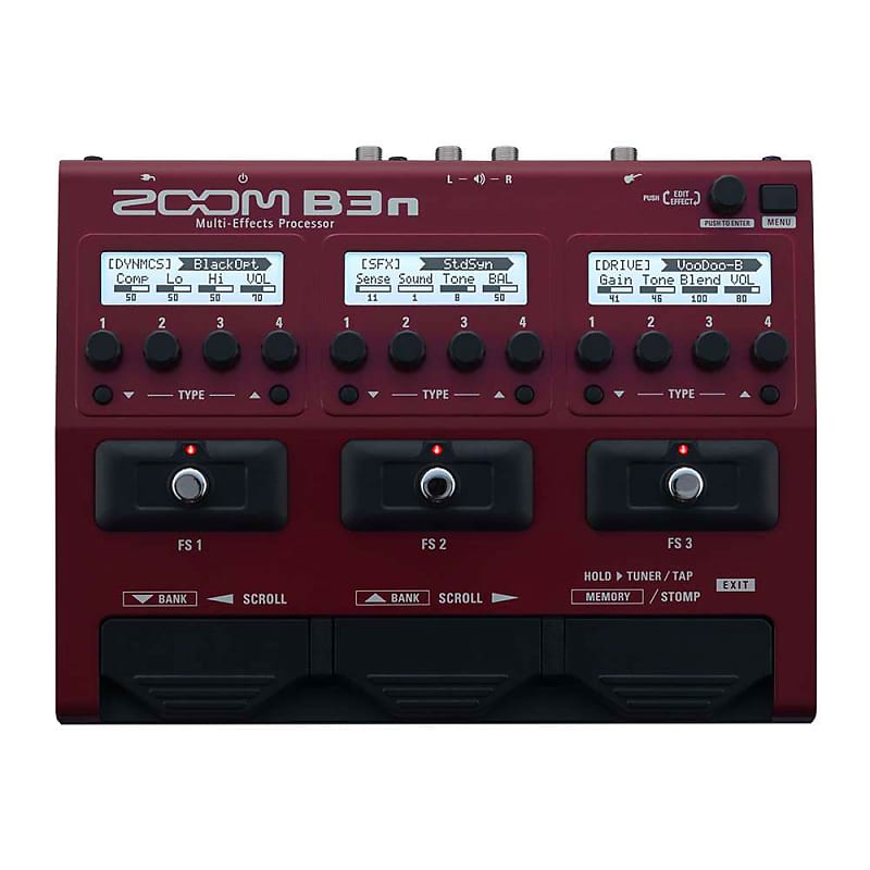 Zoom B3 N Per Basso Pedaliera Multieffetto E Amp Simulator Multieffetto Per  Chitarra