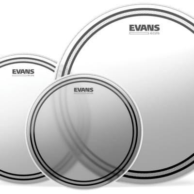 Evans EC2S Frosted 3-piece Tom Pack - 10/12/16 inch