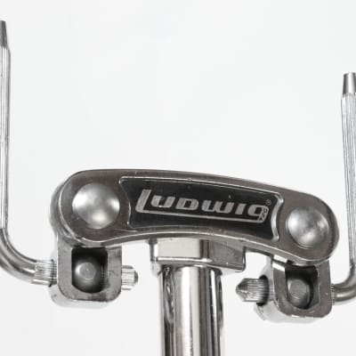 Complete Ludwig Hercules Double Tom Floor Stand, Metal Wing Nuts -Late 1970s to Early '80s / EXTRA CLEAN image 7