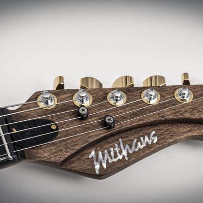 Mithans Guitars T'roots (American Walnut) boutique electric guitar image 7