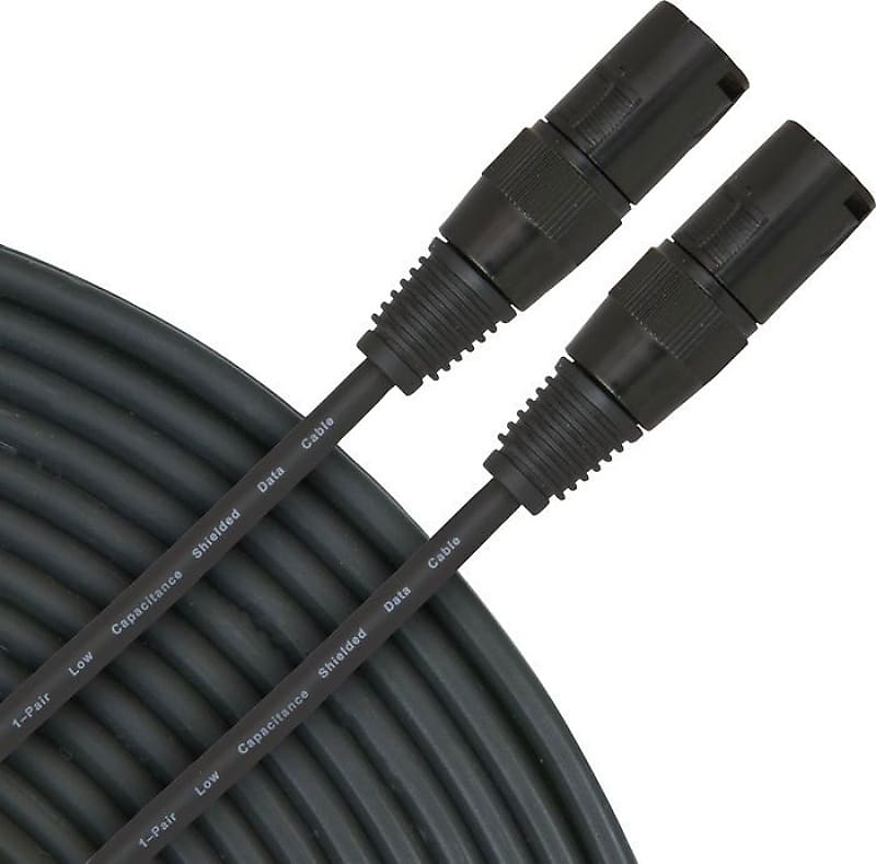 Accu Cable AC3PDMX5PRO Top Class 5ft 3-Pin Pro DMX Cable w/ Black PVC Jacket image 1