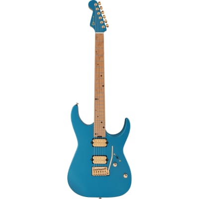 Skervesen Velociraptor 6 2023 Swamp Ash Blue Burst | Reverb Canada