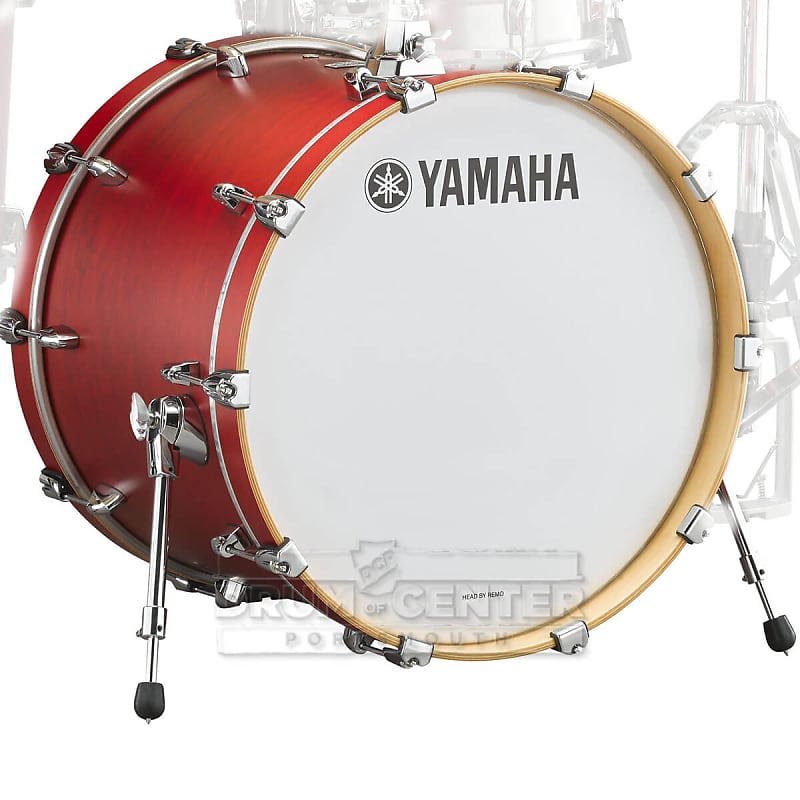 Yamaha Tour Custom Maple Bass Drum 22x16 Candy Apple Satin image 1