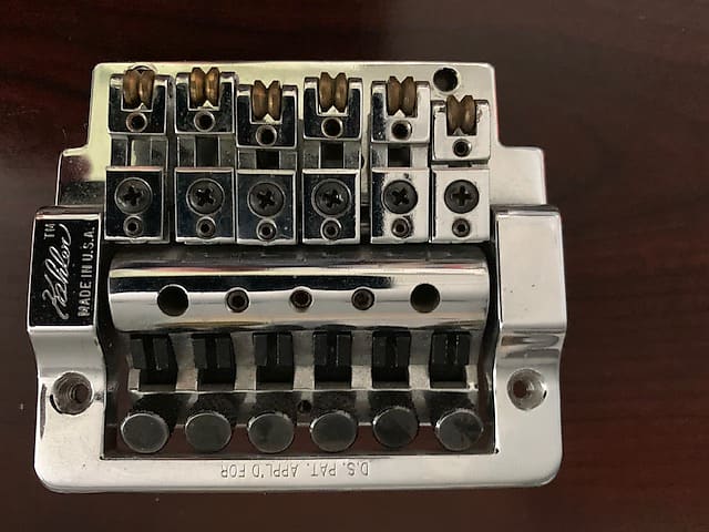 kahler Flat mount Trem w/ Palm control (lefty) 80's Chrome | Reverb