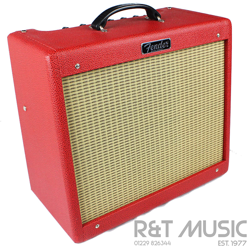 used Fender Blues Junior Limited Edition Red Tube Guitar Amps