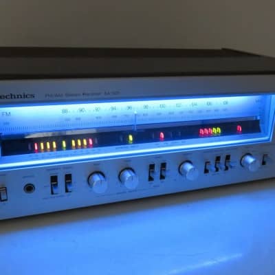 TECHNICS SA-505 RECEIVER WORKS PERFECT SERVICED RECAPPED + LED'S A+ CONDITION image 5