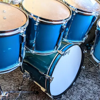 Tama Rockstar DX 6-Piece Drum Set in Ocean Blue. | Reverb