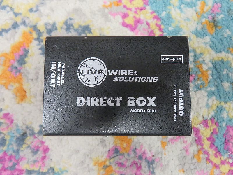 LiveWire Solutions SPDI Direct Box Passive Direct Box Reverb