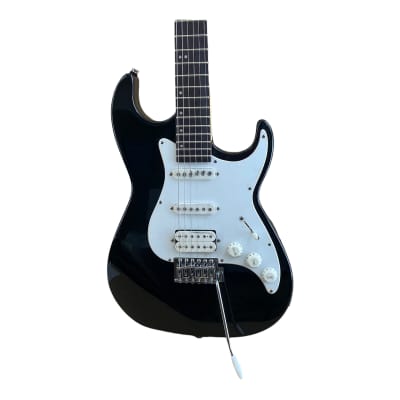Samick Malibu MB-2 Black SSH Electric Guitar w/Hardshell Case image 2