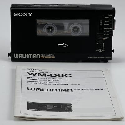 Sony  WM-D6C Professional Walkman - Including Leather Protective Case, Carrying Strap, DC Supply & Manual image 1